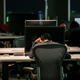 AUSTIN, TX - MARCH 5: Content moderators work at a Facebook office in Austin, Texas.